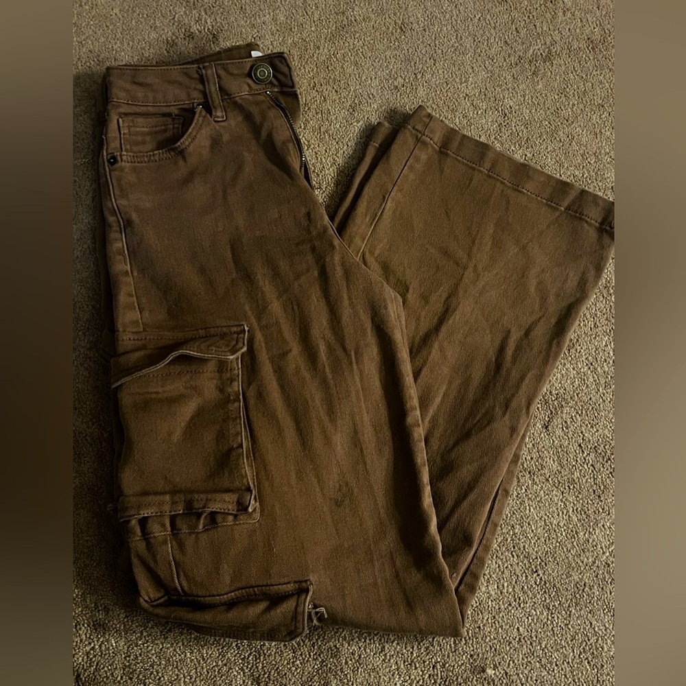 YMI High-rise Cargo Jeans